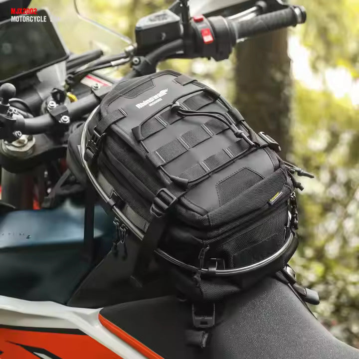 Rhinowalk Universal Motorcycle 9l Tank Bag Mechanic Series Adventure Fuel Tank Pack Fits Most Enduro Dual Sport Bikes MJX2002