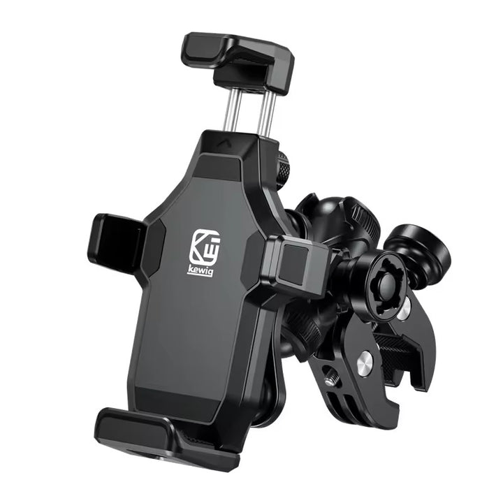 Kewig Motorcycle Mobile phone holder Fit the bar diameter:20mm-40mm Suitable phone size:4.5-7.2inch (M25-8)