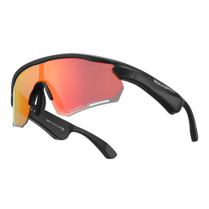 ROCKBROS Bluetooth Polarized Sunglasses Music Speaker Glasses Outdoor Sport (14130002002)