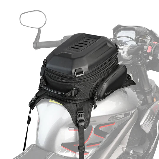 Rhinowalk 15-18l Motorcycle Tank bag Expanded Hard Shell Fuel Tank Bag for Motorcycle Bikes Tail Bag (MTR3001)