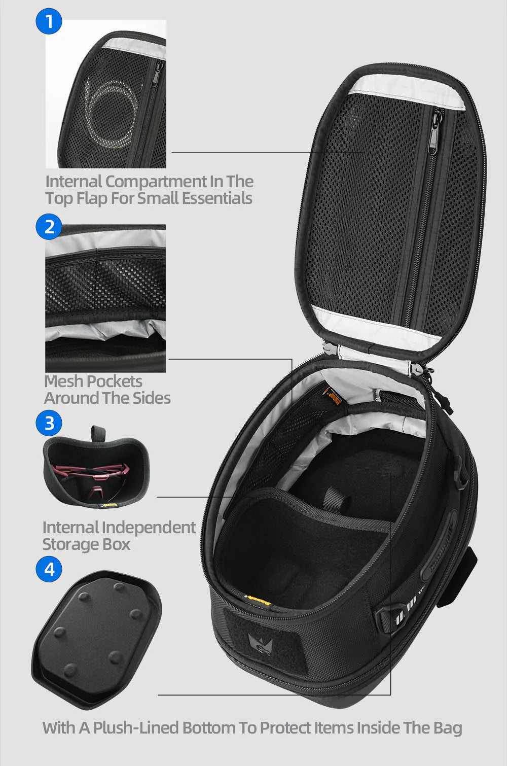 Mechanic Series x 5.6L Magnetic Tank Bag