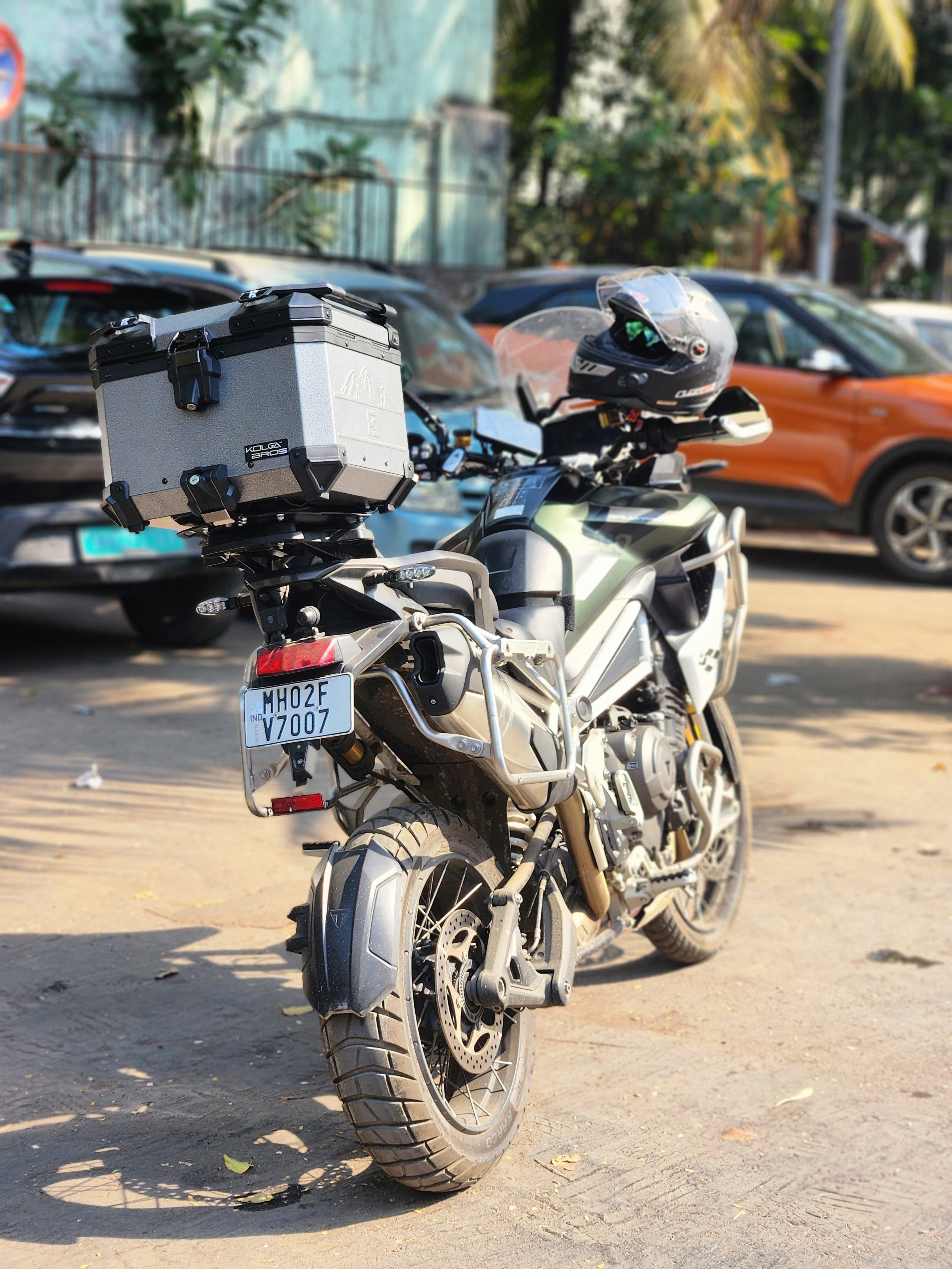 Kolga Bros SILVER BEAST Moto Trunk