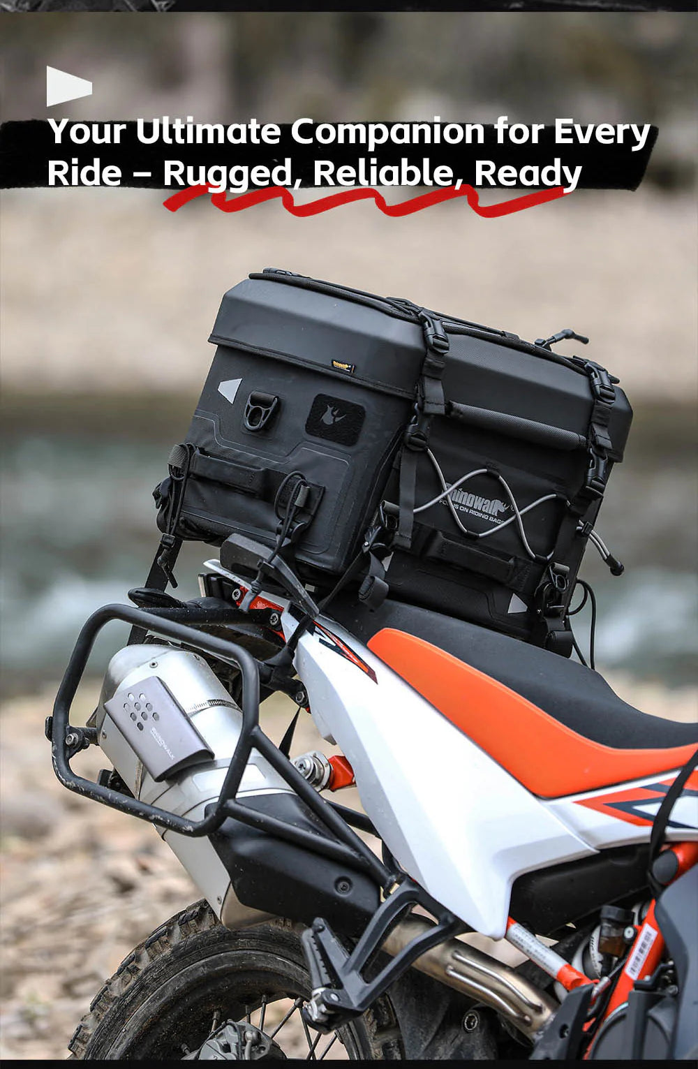 Fortress Series X Tactical Tail Bag - Soft TopBox