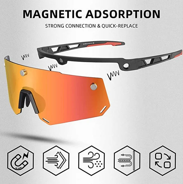 ROCKBROS Polarized Glasses Two Lens for Replace (SP213BL)