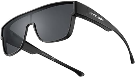 ROCKBROS Polarized Fit Over Wrap Around Sunglasses for Driving (14130003001)