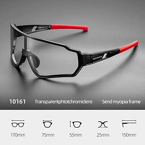 ROCKBROS Photochromic Sunglasses Reduce Wind Resistance (10161)