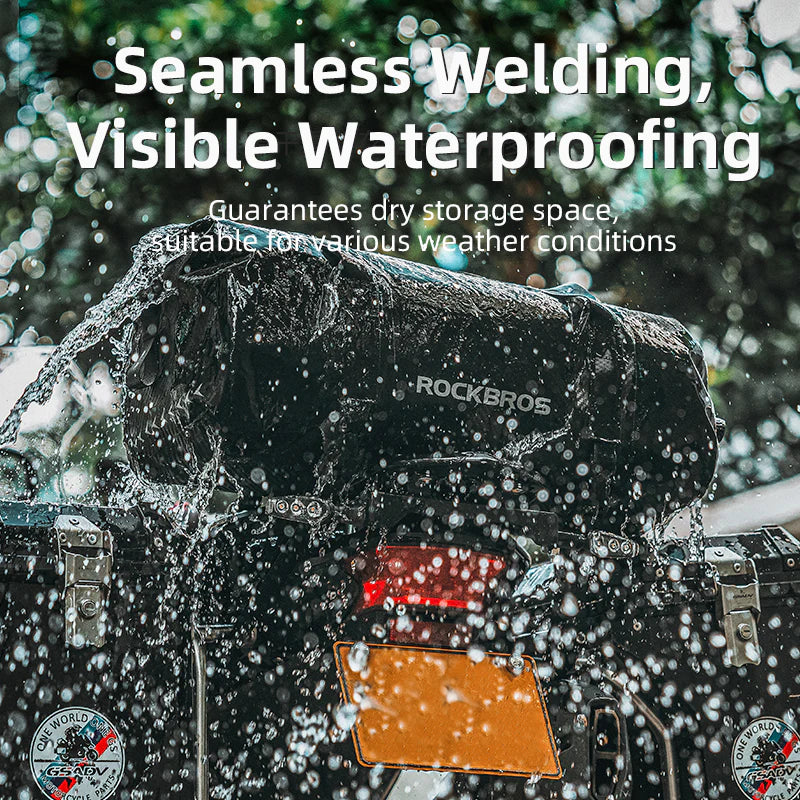 Motorcycle Rear Tail Bag Saddle Bag Luggage Storage Pannier Waterproof 40L (30140072001)