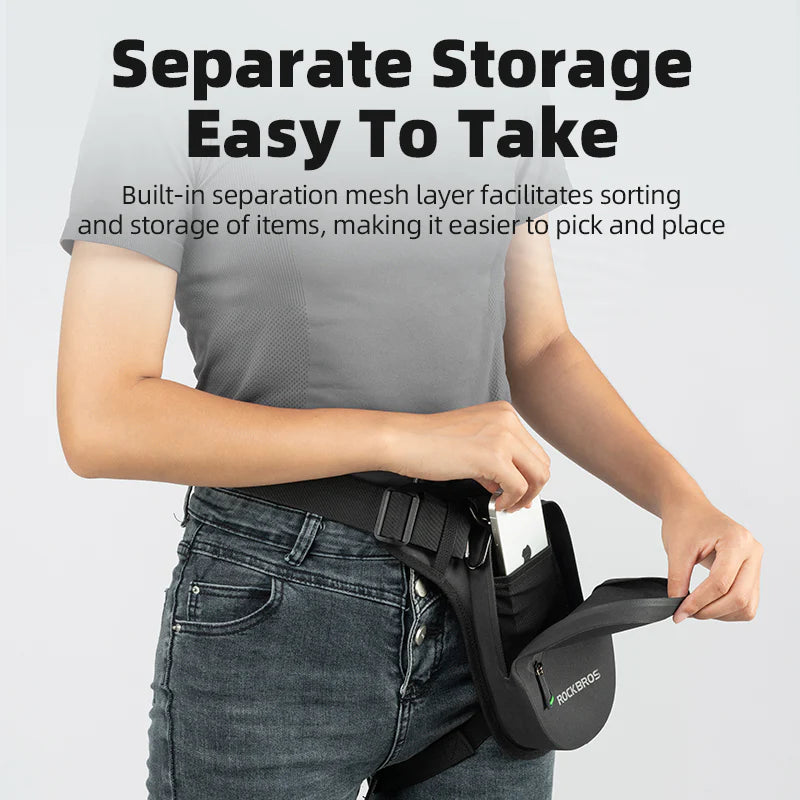 Rockbros Leg Bags Motorcycle Waterproof Belt Waist Bag Multifunctional Drop Leg Waist Bag Motorcycle (99210081001)