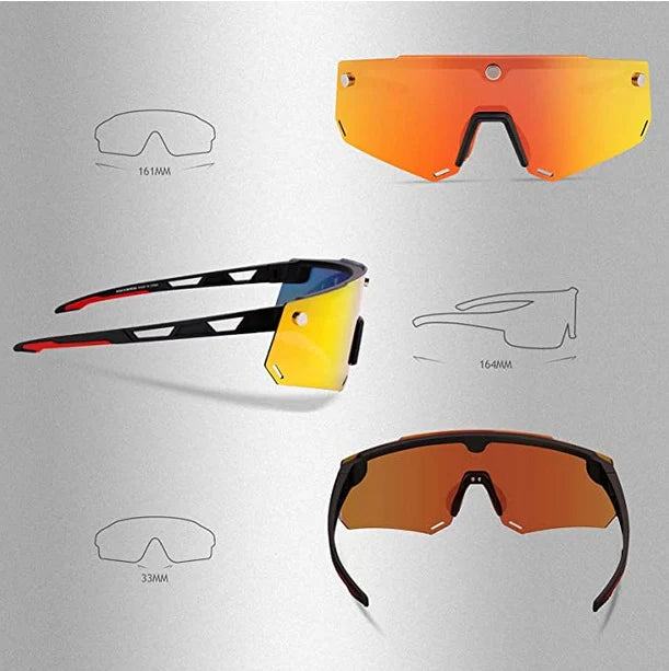 ROCKBROS Polarized Glasses Two Lens for Replace (SP213BL)