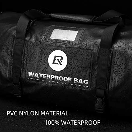 Waterproof Duffel Bag 60L Motorcycle Travel Dry Duffel Bag (Black) (AS-005BK)