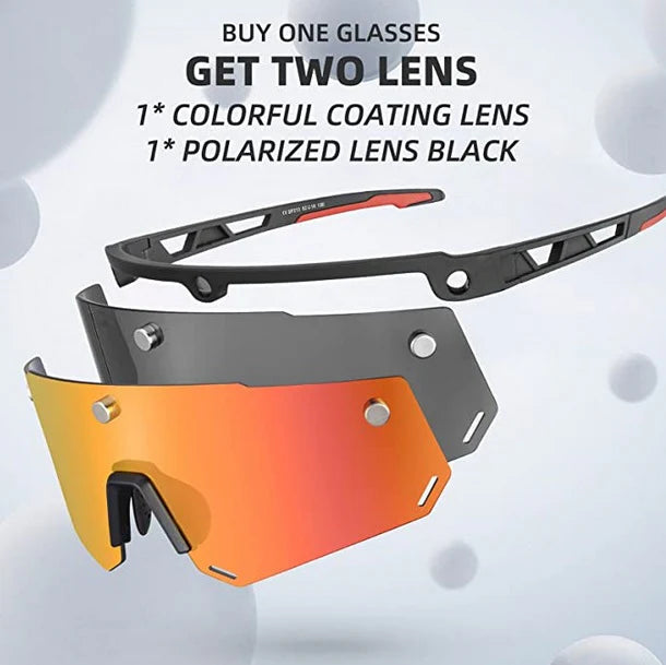 ROCKBROS Polarized Glasses Two Lens for Replace (SP213RB)