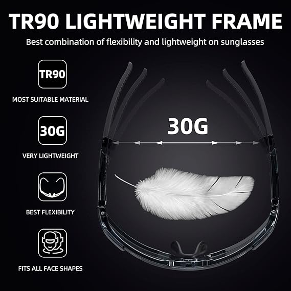 ROCKBROS SP291 Photochromic Sunglasses Lightweight Glasses Frame (14110006004)