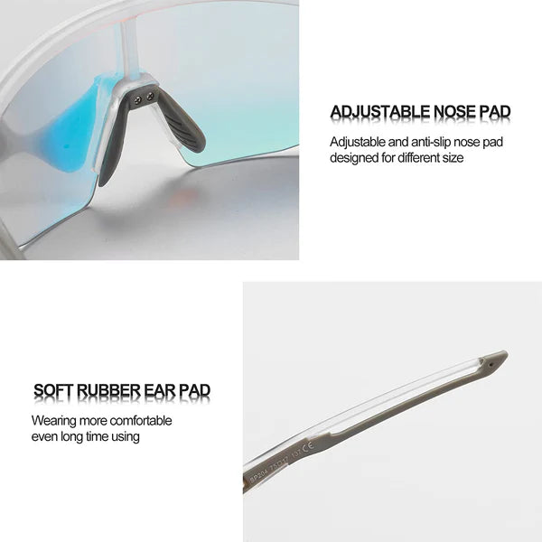 ROCKBROS Photochromic Sunglasses Stylish & Durable & Multi-Purpose (10179)