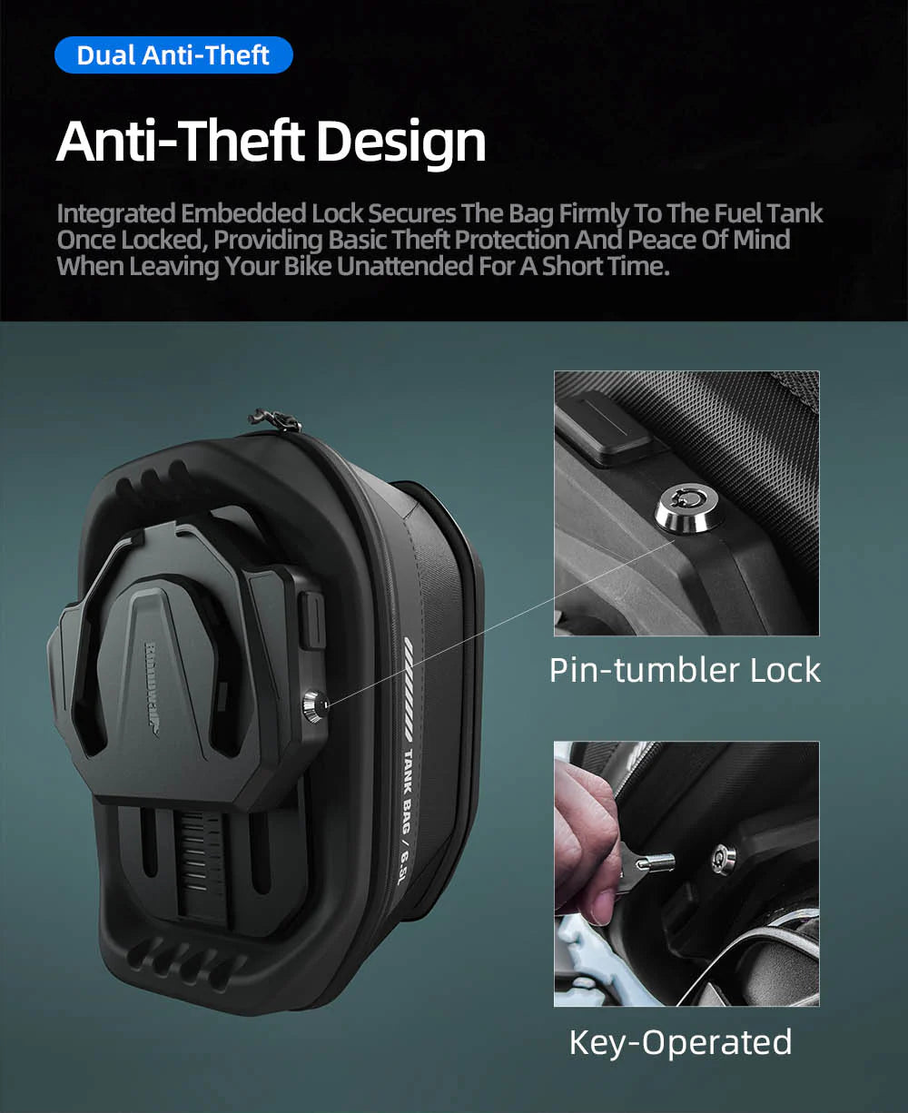 Mechanic Series x 5.6L Magnetic Tank Bag