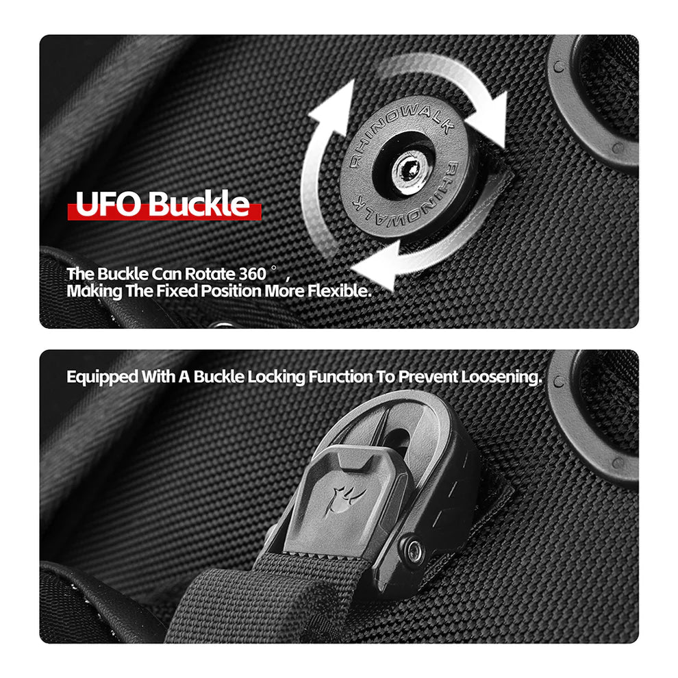 Rhinowalk Motorcycle Tail Bag Waterproof 23L-35L