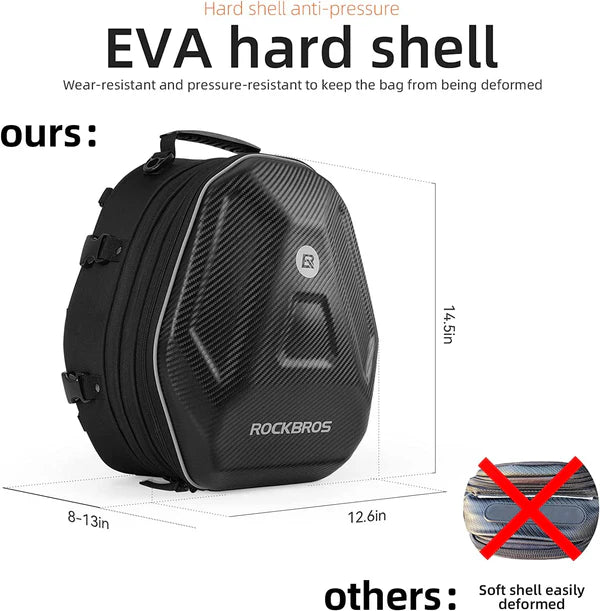 ROCKBROS Motorcycle Tail Bag Maximum Capacity 35L (30140026001)