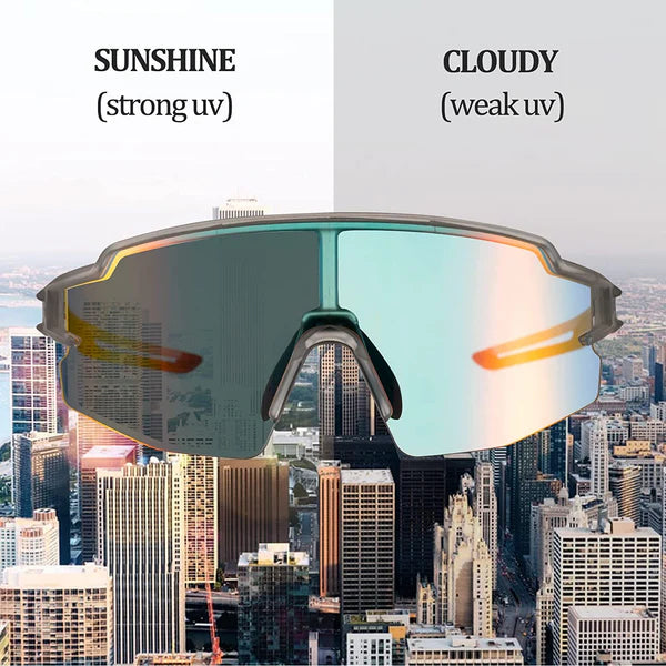 ROCKBROS Photochromic Sunglasses Stylish & Durable & Multi-Purpose (10179)