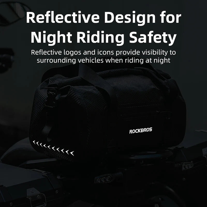 Motorcycle Rear Tail Bag Saddle Bag Luggage Storage Pannier Waterproof 40L (30140072001)