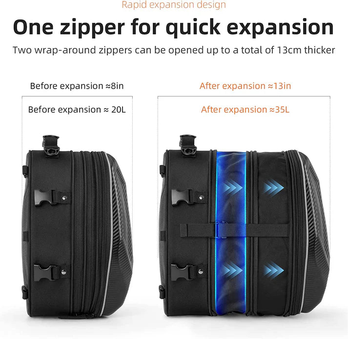 ROCKBROS Motorcycle Tail Bag Maximum Capacity 35L (30140026001)