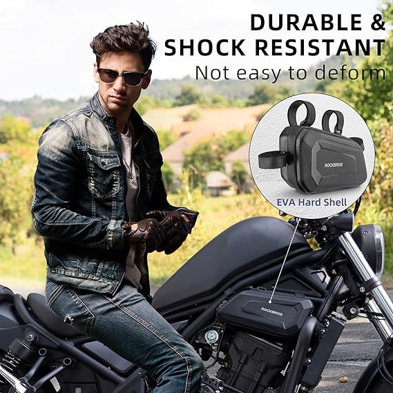 ROCKBROS Motorcycle Tool Bag Triangle Side Bag EVA Hard Shell 2Pcs (30120023001)