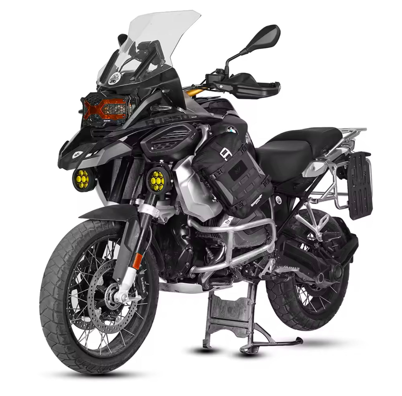 Rhinowalk 6l Waterproof Crash Bar Bag Mechanic Series Motorcycle Bumper Guard Bag Lightweight Molle System Motorcycle Accessory MJX2001