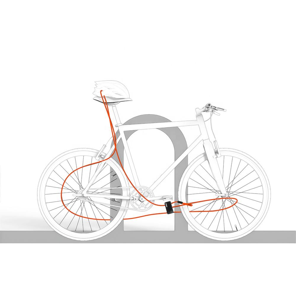 Rhinowalk 2M Heavy Duty Bicycle Cable Lock Anti-Theft Bike Lock for Outdoor Cycling, Scooter, Gate, Fence