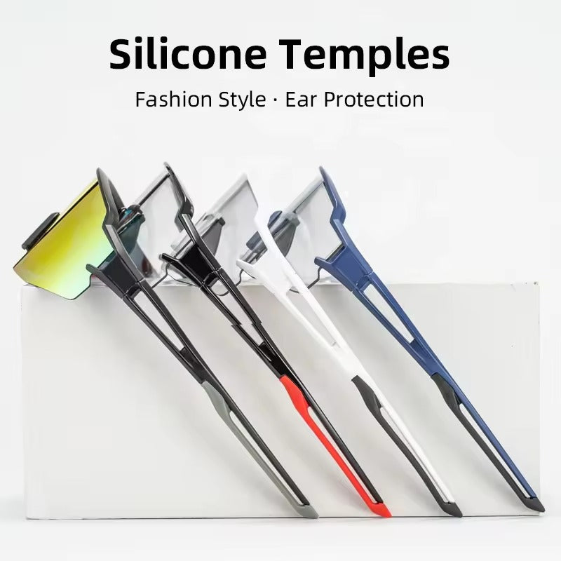 Sports Photochromic Sunglasses TR90 Unbreakable Lightweight Sports Glasses for Men Women Sports glasses (10172)