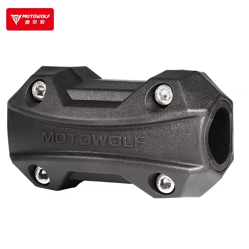 MOTOWOLF Motorcycle Engine Guard Protection Bumper Block Modified 25mm ...