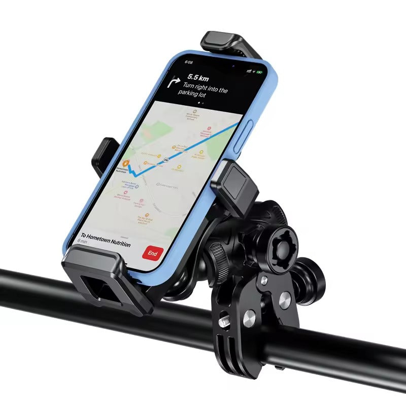 Kewig dual port Charging Waterproof Motorcycle Mobile Phone Holder (Without Charger) (M25-1)