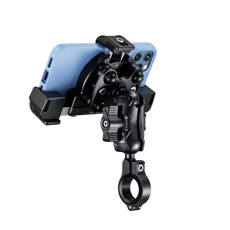 Kewig Motorcycle phone holder Waterproof Anti vibration Damper+safe lock Fit the bar diameter:22mm-32mm Suitable phone size:4.5-7.2inch (Without Charger) (M27-C1)