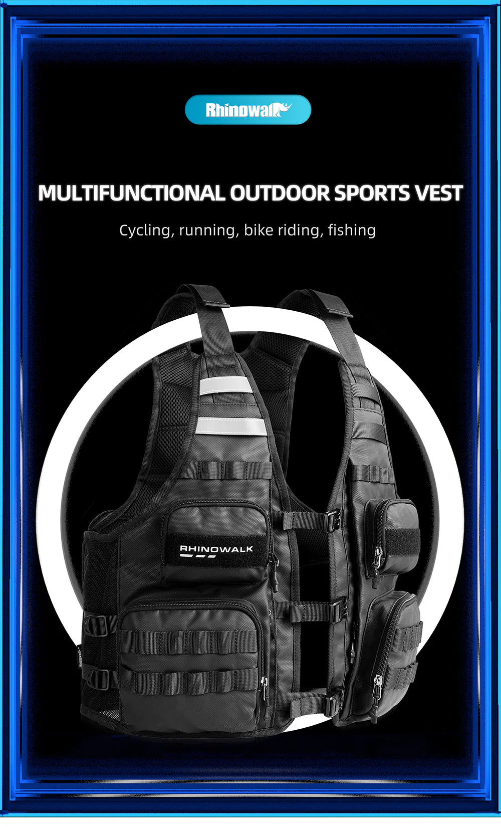 Motorcycle Vest (M1012BK)