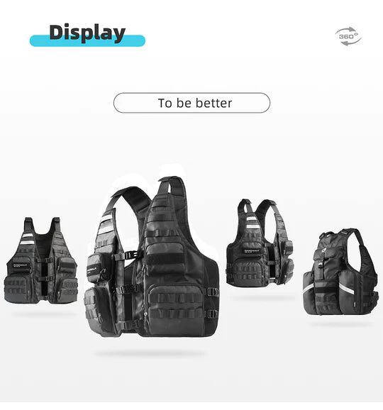 Motorcycle Vest (M1012BK)