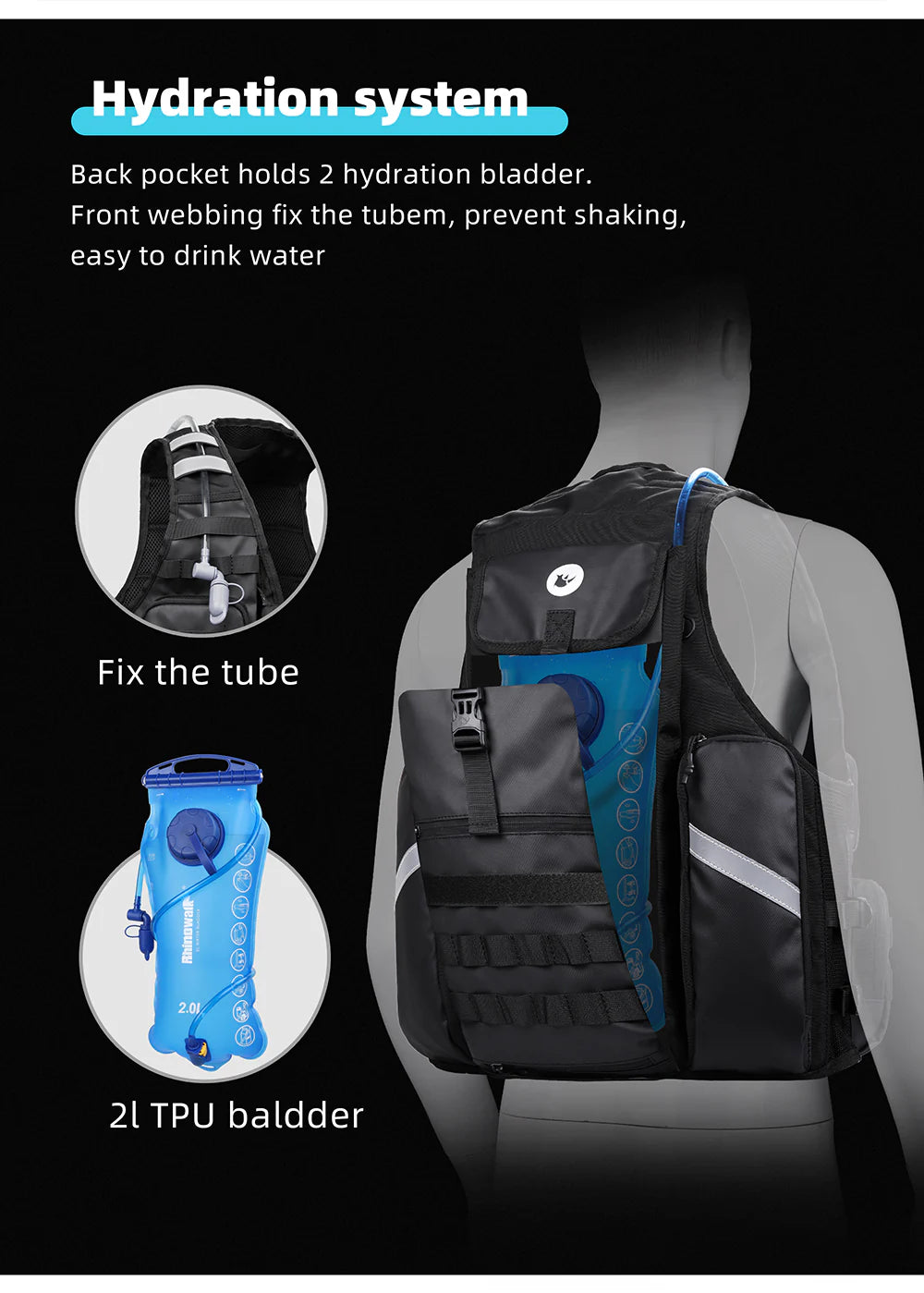 Motorcycle Vest (M1012BK)