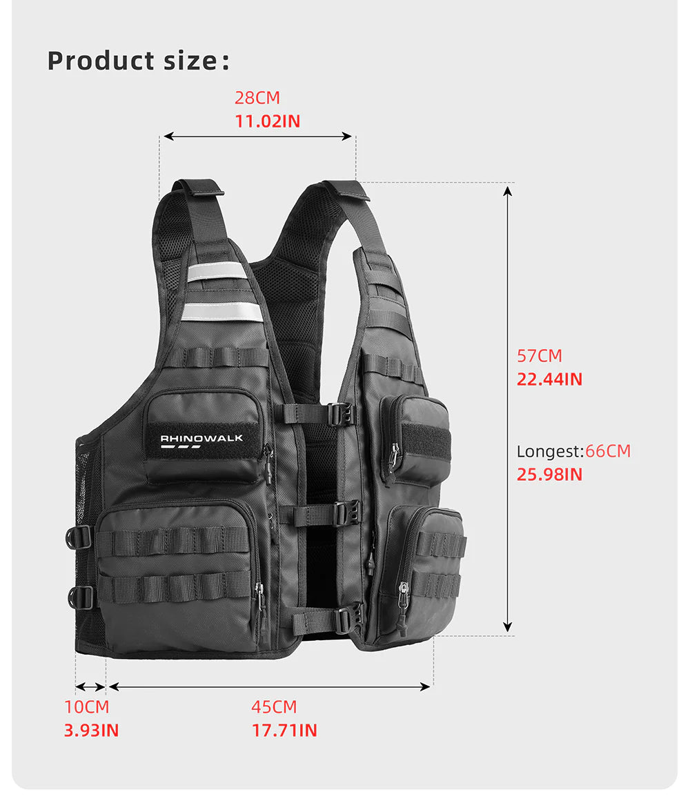 Motorcycle Vest (M1012BK)