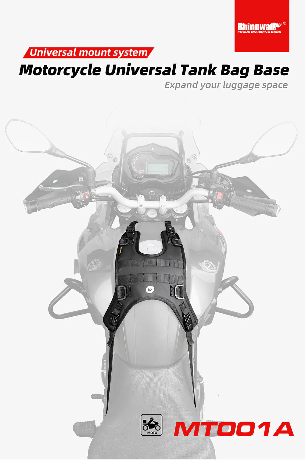 Motorcycle Tank Bag Portable Motor Accessory For Universal Motor Cross Fuel Tank Kit Installation Accessories Motor Front Bag (MT001A)