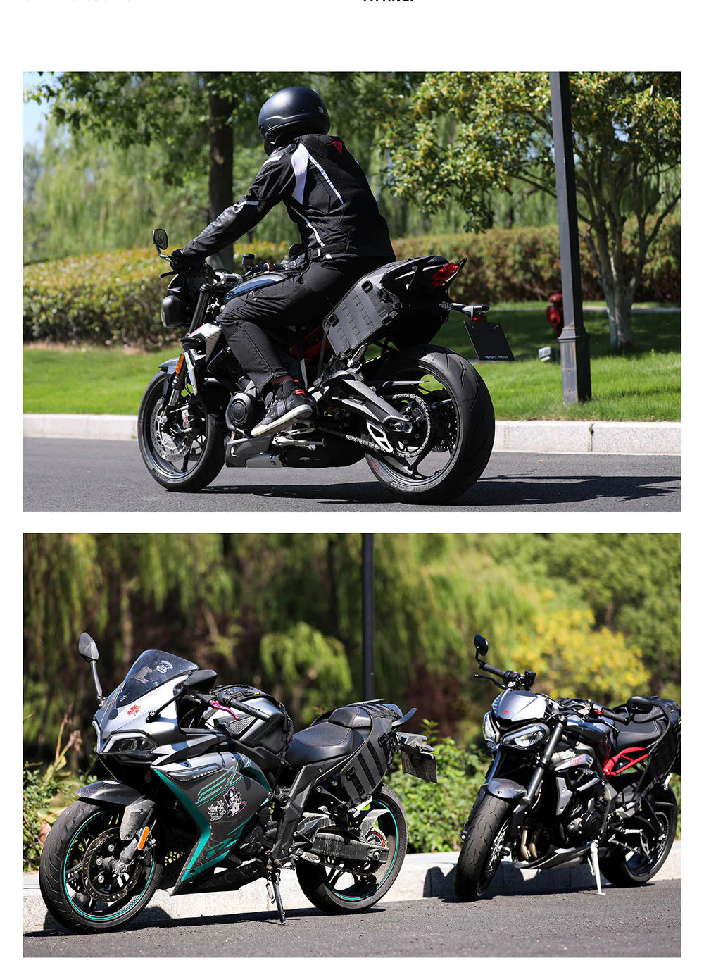 Rhinowalk Motorcycle Saddle Bag Mounting Base Motorbike Tail Seat Bag OS Base for ADV, Dirt Bikes Motorcycle Accessories (MT002A)