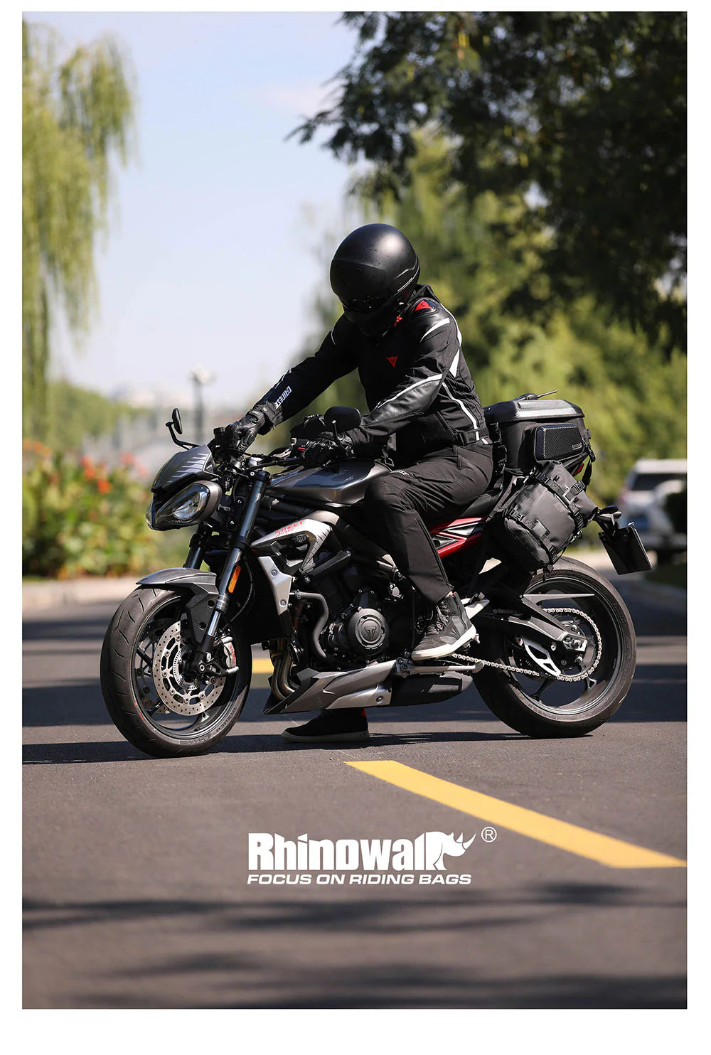 Rhinowalk Motorcycle Saddle Bag Mounting Base Motorbike Tail Seat Bag OS Base for ADV, Dirt Bikes Motorcycle Accessories (MT002A)