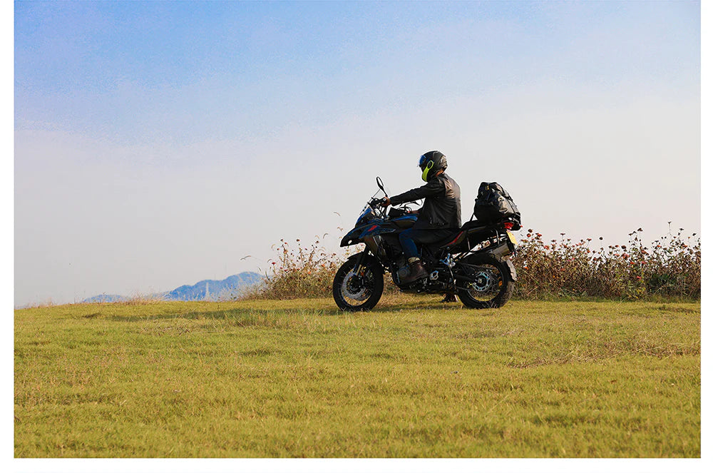 Rhinowalk 45L Waterproof Motorcycle Duffle Bag Heavy Duty Motorcycle Dry Tail Tool Bag for Adventure Bike (MT20450)