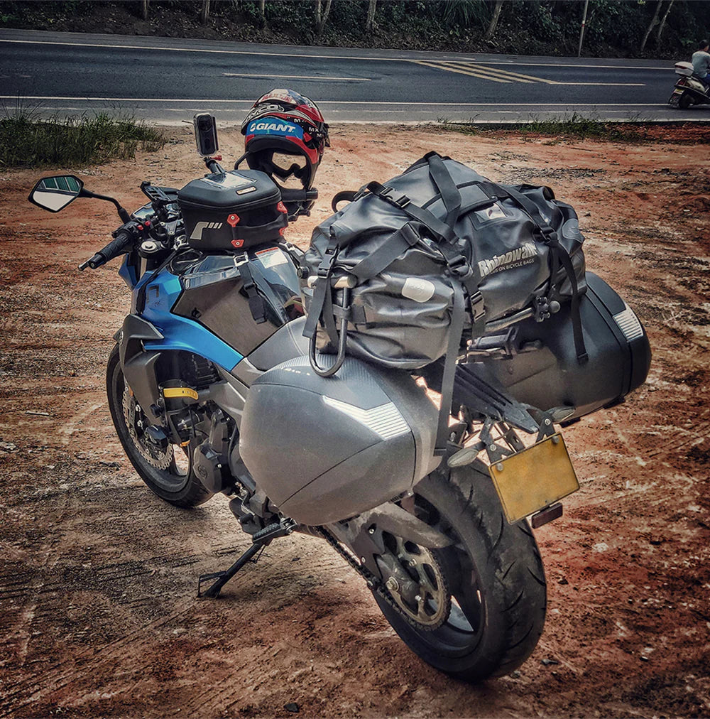 Rhinowalk 65L Motorcycle Waterproof Bag Large Capacity Motorcycle Dry Duffel Bag (MT20650)