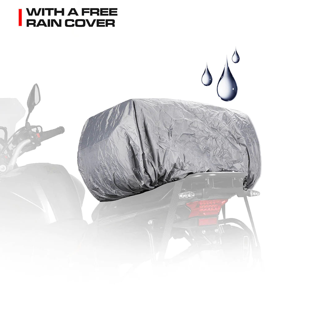 Rhinowalk Motorcycle Tail Bag Motorbike Rear Seat Bag 40-60 liter Large Capacity Motopack Bag (MT4060)