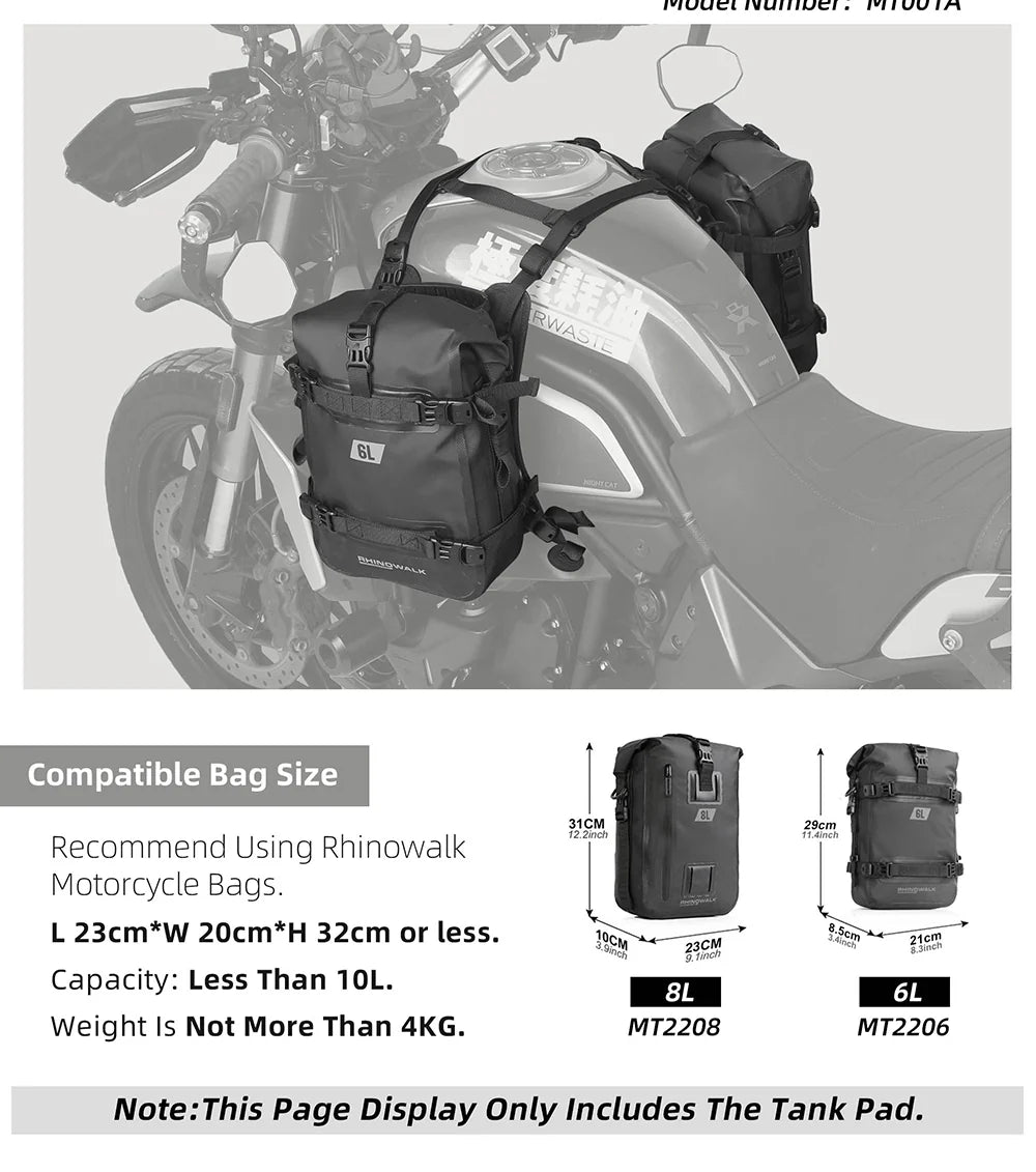 Tank Base Mounting for tank bag (MTR001B)