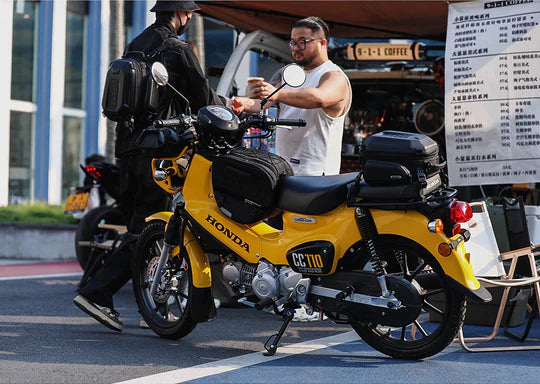 Rhinowalk Tunnel bag for scooter, 15 ltr Underbone Motorcycle Bike Seat Pack with Molly System (MTR5001)