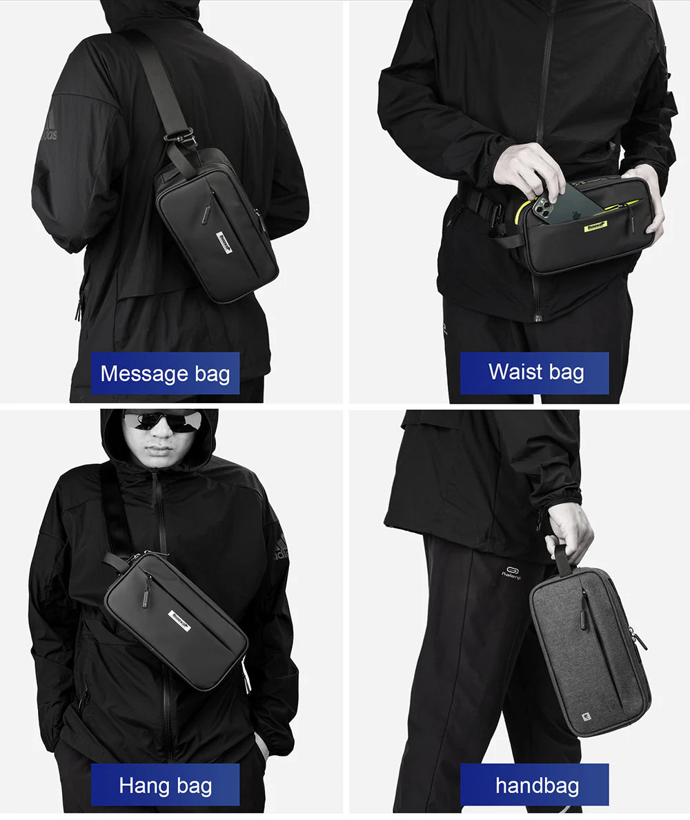 Rhinowalk Motorcycle Bag Rear Seat Tool Used Saddlebag (X21921)