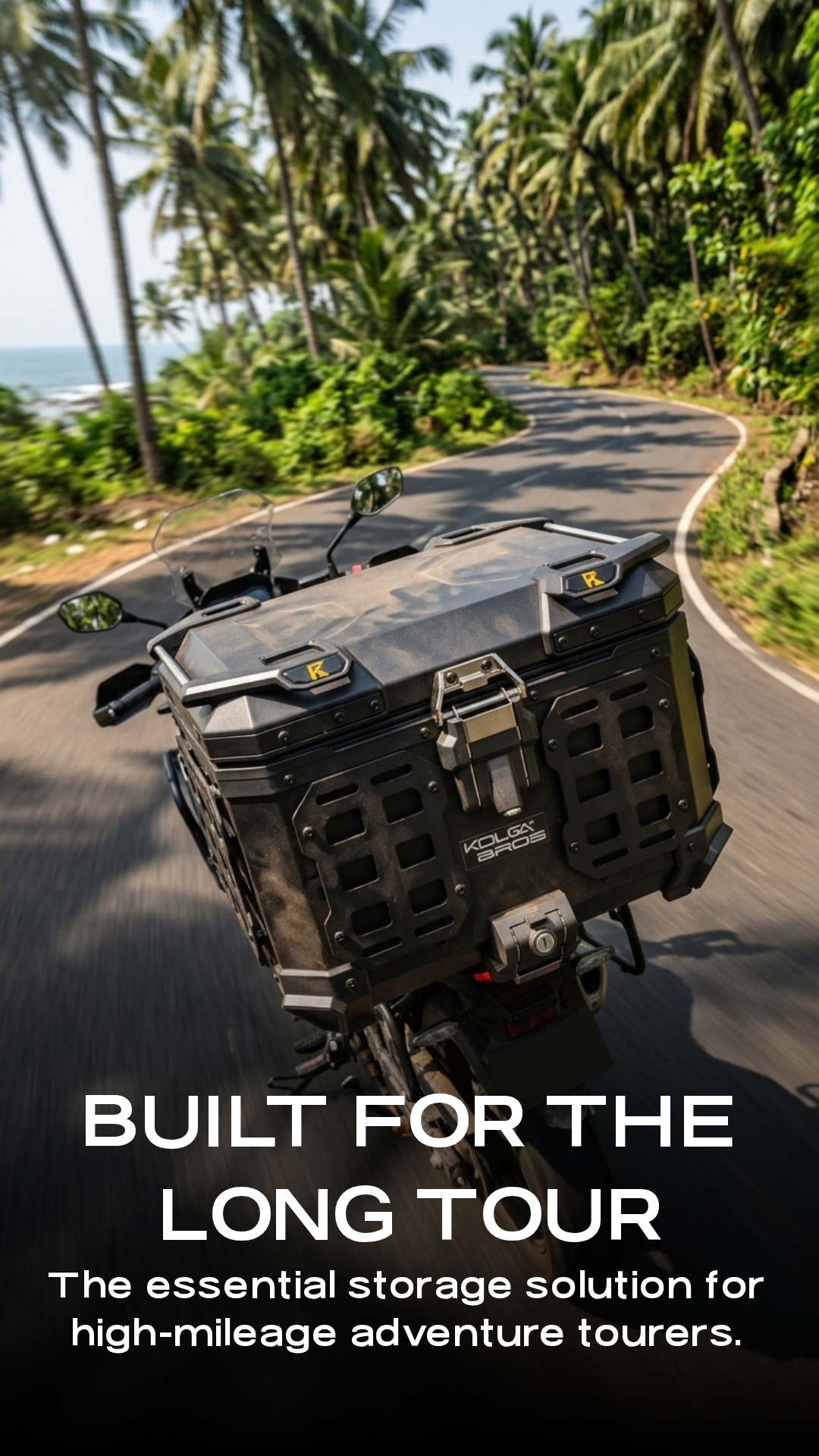 KOLGA BROS - Adventure Pro Moto Trunk-CUSTOMISABLE-TERRA LOCK-KBMT11