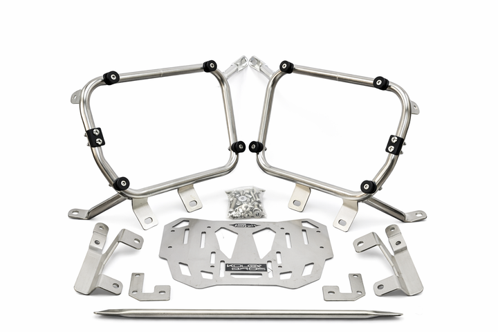 KOLGA BROS Panniers Stay and Tail Rack for Kawasaki Versys 1000 and Versys 1100