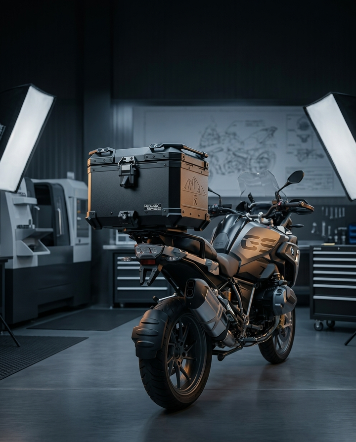 Kolga Bros BLACK BEAST Moto Trunk with NEW TERRA LOCK