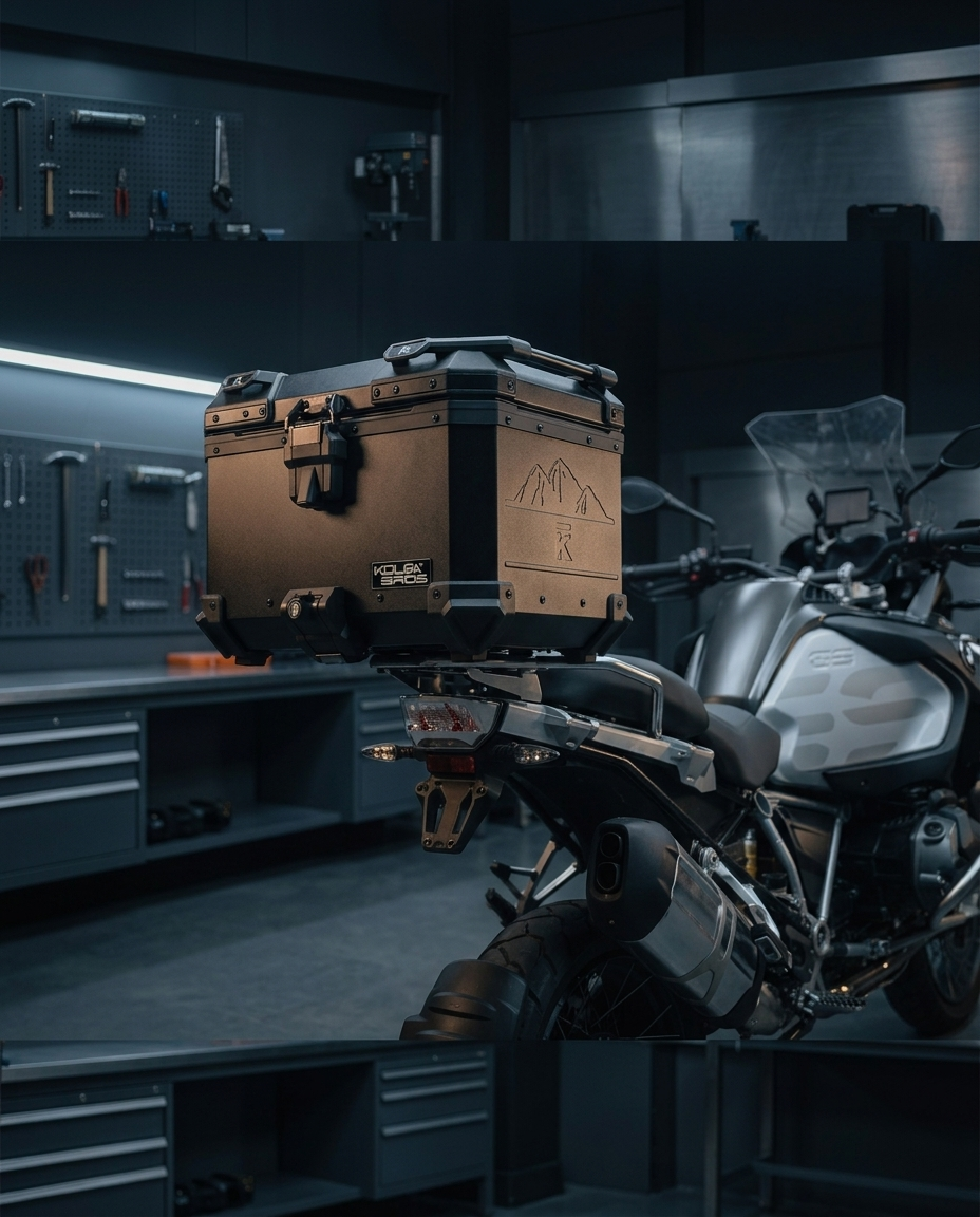Kolga Bros BLACK BEAST Moto Trunk with NEW TERRA LOCK