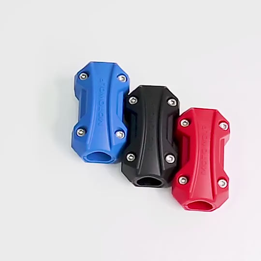 MOTOWOLF Motorcycle Engine Guard Protection Bumper  Block Modified 25mm Crash Bar (Black) (MDL 3703)