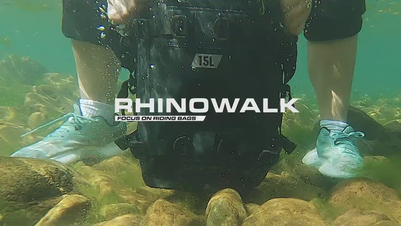 Rhinowalk 30L Motorcycle Backpack Rhinowalk Waterproof Motorbike Seat Tail Bag Side Saddle Duffle Dry Bag for Motorcycle (MT2230)