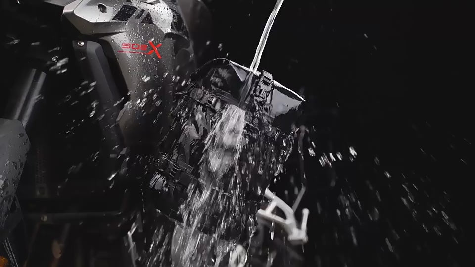 Rhinowalk Crash Bar Dry Bags Waterproof Motorcycle Bag for Crash Bar Motorbike Bumper Bag for Tail Side Seat Motorcycle Pack (Black) (MT2206)